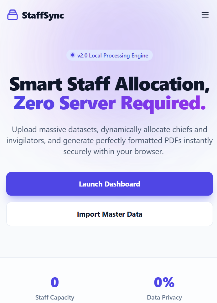 Staff Allocation